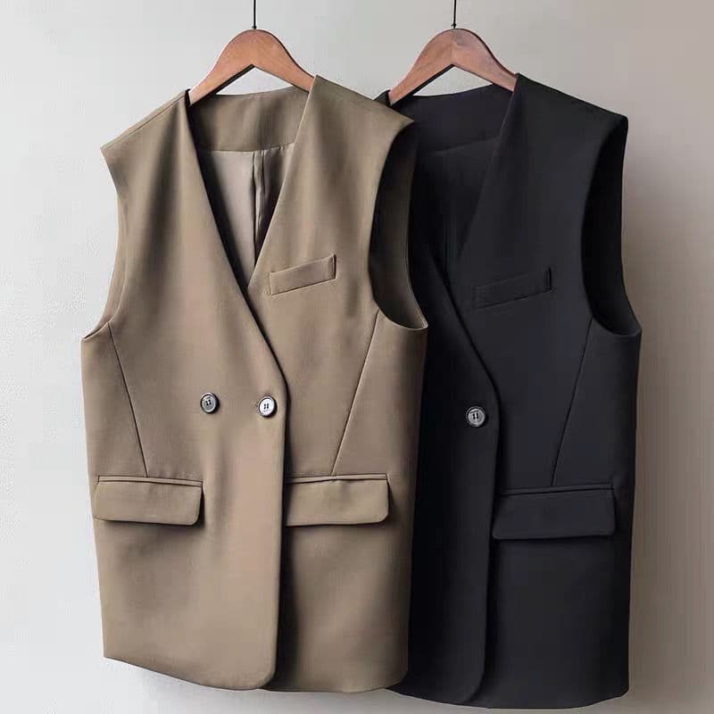シンプル スタイリッシュ ジレ テーラード