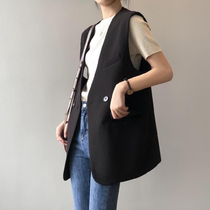 シンプル スタイリッシュ ジレ テーラード