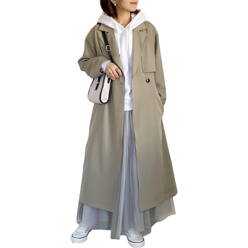 ロング丈ベスタルトレンチジレ