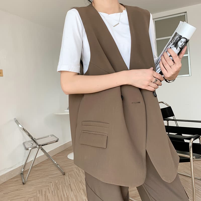 シンプル美人ジレ