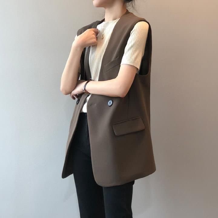シンプル スタイリッシュ ジレ テーラード